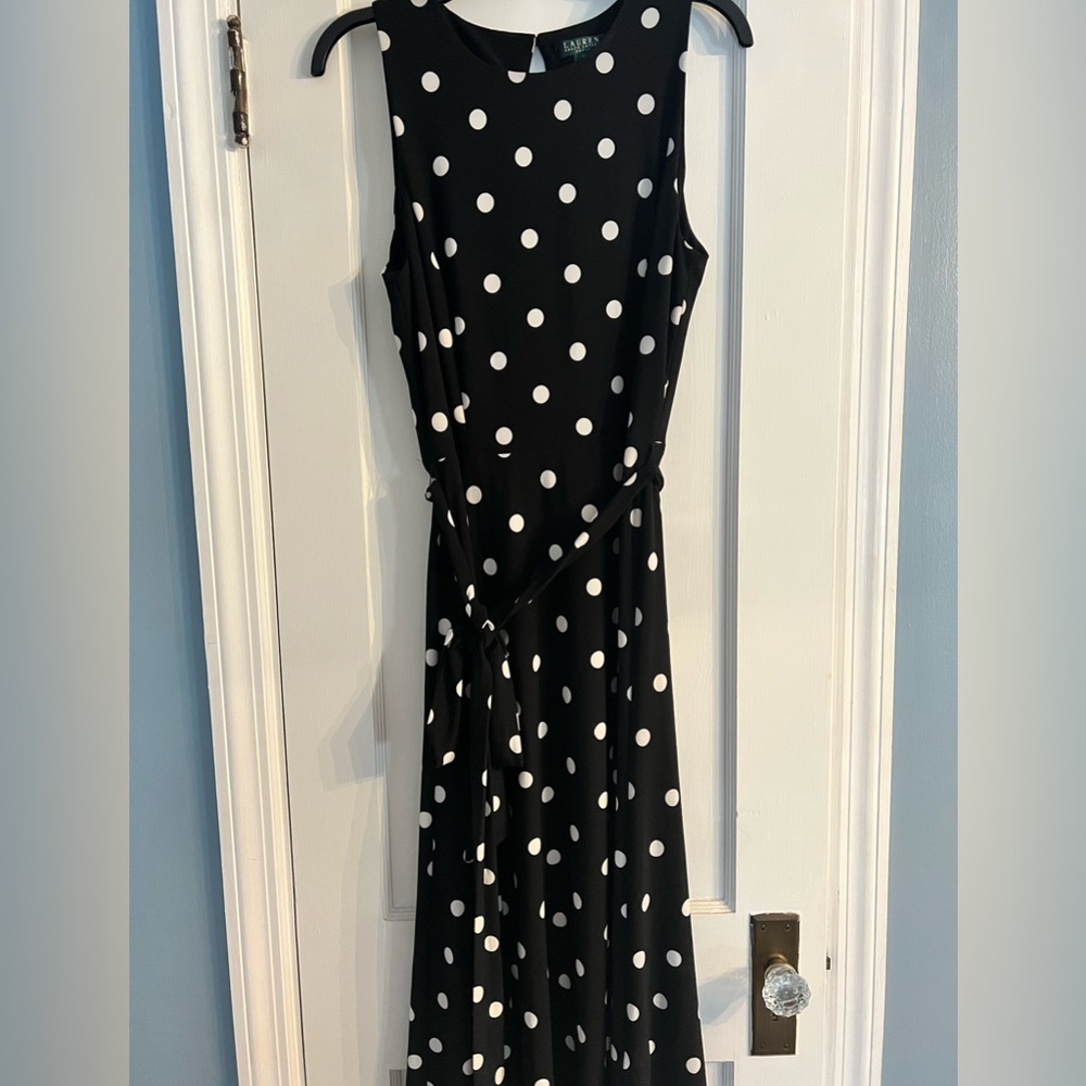 Ralph Lauren polka dot dress Size 12